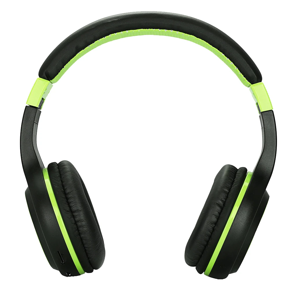 Hi-Fi стереонаушники Bluetooth наушники Музыкальная гарнитура микрофон для xiaomi iphone sumsamg планшет складной стрейч стерео наушники - Цвет: Green 18x16x7.5cm