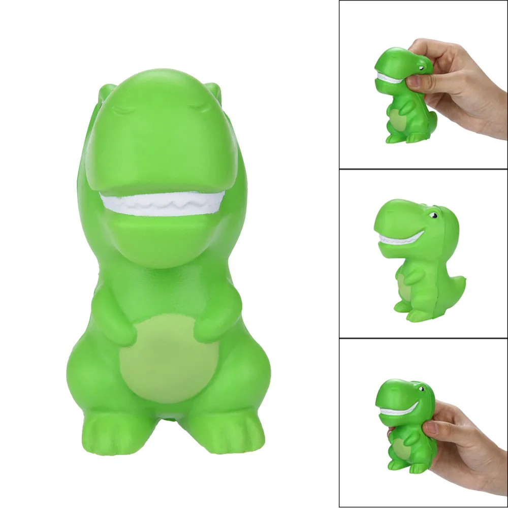 Squishies-dinosaurio verde perfumado de elevación lenta, juguetes para aliviar el estrés, muñecos para niños, fiesta de cumpleaños, regalo de Navidad