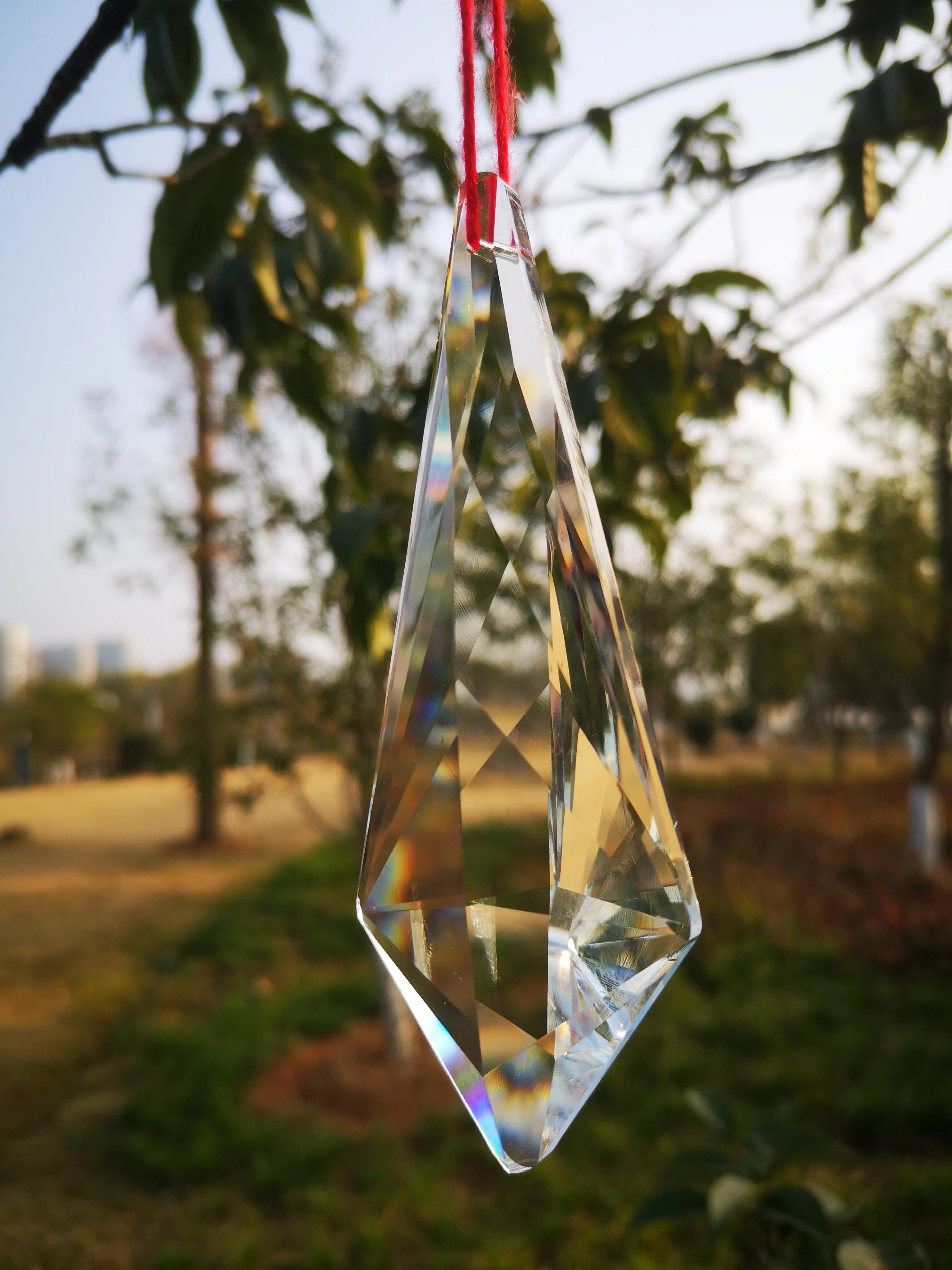 Top Quality 120mm Clear K9 Luxurious Crystal Suncatcher Pendants Glass Chandeliers Part Lustres Rainbow Lamp Lighting Hang Prism