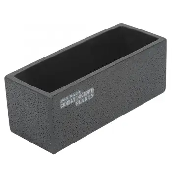 

Plant Pot Mini Home Office Desktop Cement Succulent English Letters Printed Flower Plant Pot Decoration