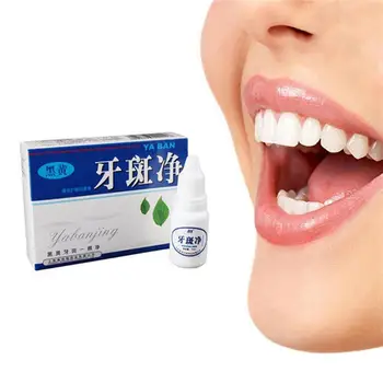 

10ml Teeth Whitening Essence With Swabs Teeth Brightening Cleanser Serum Stain Plaque Bleaching Oral Remove Effect J6Q5