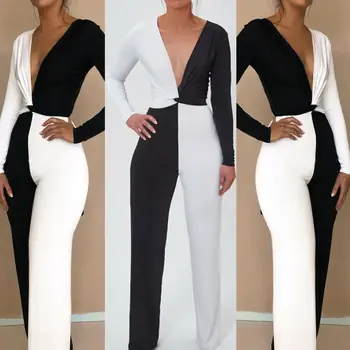 

New Women Ladies Casual Summer 2 Piece Clothing Set Bodycon Long Sleeve Cross T Shirt Long Pants Outfits Party Clubwear