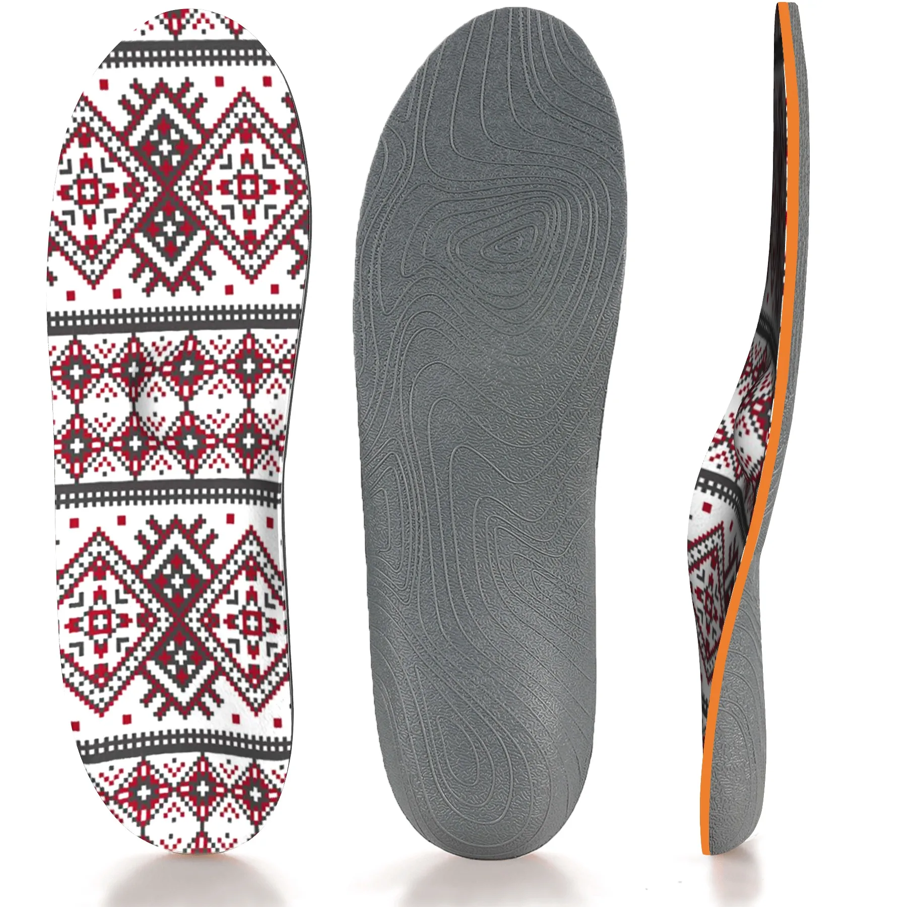 

Personality Insoles Unisex Shoes Shock Absorption Playing Football Breathable Insoles