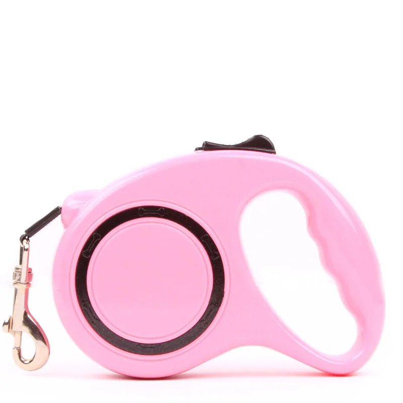 CircPink Поводок для собак, поводок для собак, поводок для домашних животных, автоматический выдвижной поводок для щенков PL017 - Цвет: CircPink