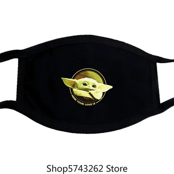

Cute Baby Yoda Mask Mandalorian Starfan Gift Mine Your Love Is Washable Reusable Mask