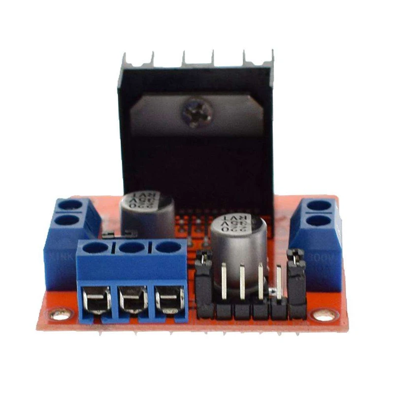 Стабильный двойной H Мост 5 В DC шаговый двигатель контроллер платы модуль Arduino L298N