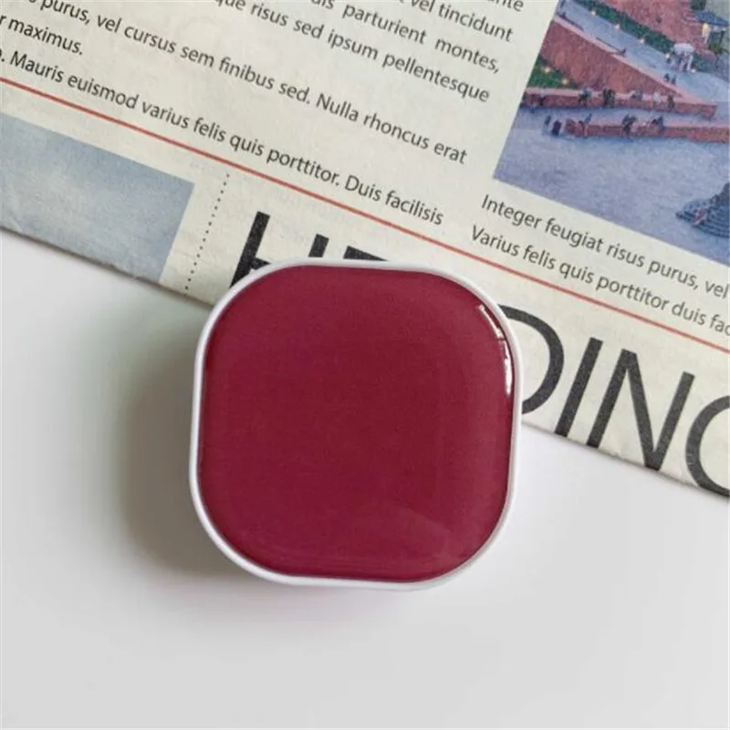 car cup phone holder Simple Colorful Square Mobile Phone Expanding Stand Holder Grip Mount Socket Fold Smartphones Pocket Desktop Bracket Phone Stand mobile holder for hand Holders & Stands