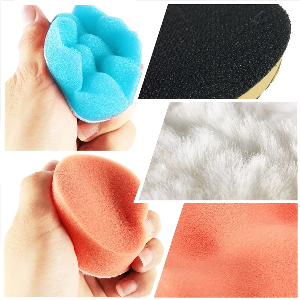 

Car Sponge Polishing Pad 6 inch 150mm Buffing Waxing Pad for Boat Car Polisher Buffer Drill Wheel Polisher Tools