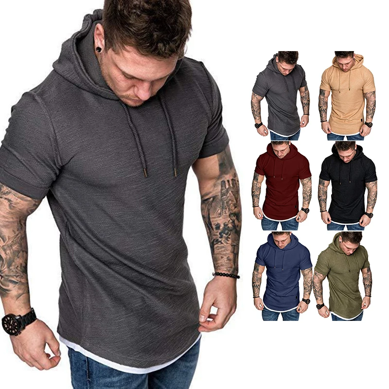 Men's Quick Dry Crossfit Bodybuilding t-Shirt Fitness Training Sport t-Shirt Workout Top Running Tshirt Hoodie Gym Clothing short sleeve t shirt sport t shirt running t shirt running t shirts men t shirts