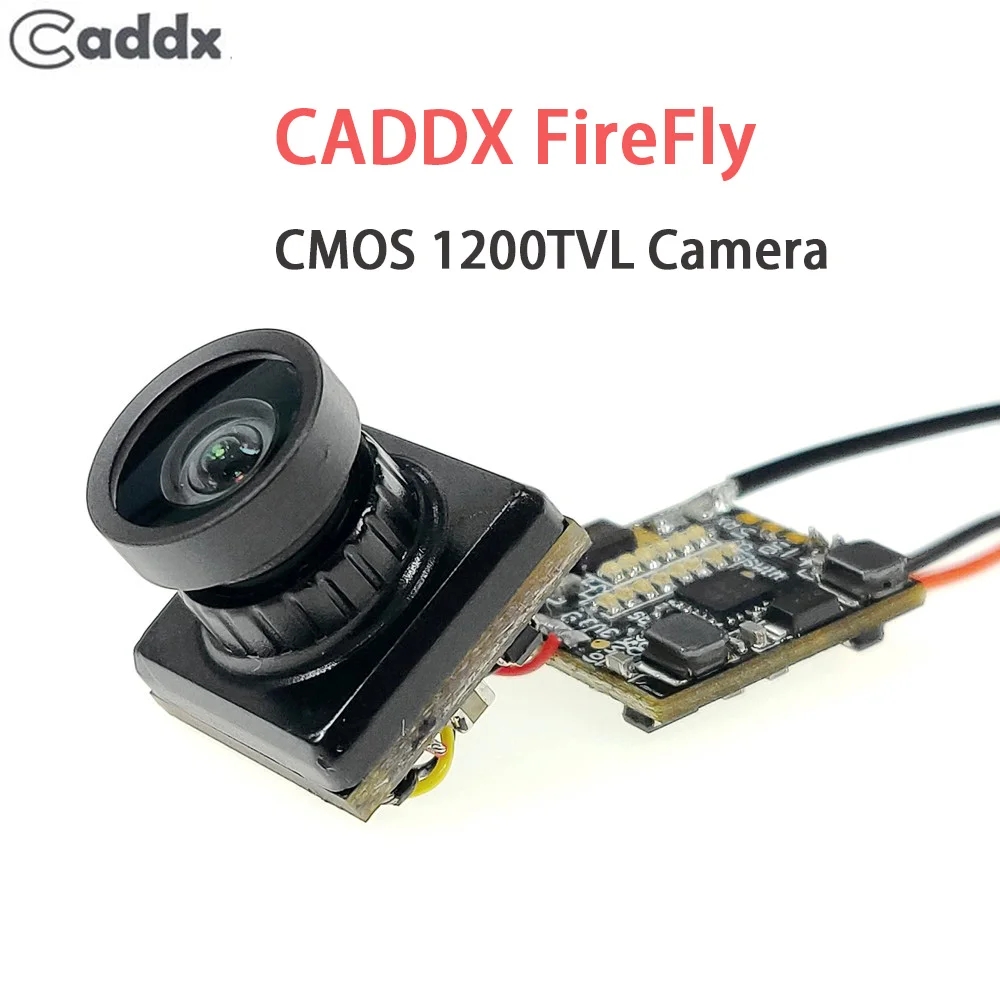 Камера Caddx Firefly 1/3 дюйма CMOS 1200TVL 2 1 мм объектив 16:9 / 4:3 NTSC/PAL FPV с VTX для гоночного дрона
