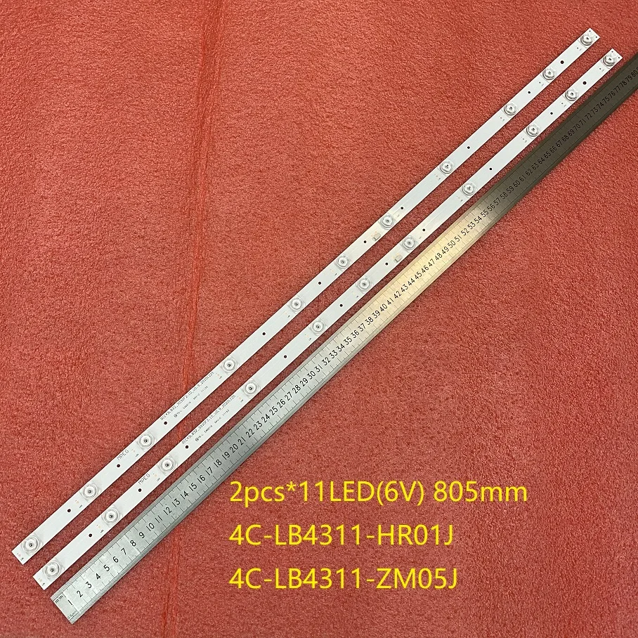 Светодиодная лента для подсветки TCL 43S6500FS 43S6500 43S423 43S421 43S325 Thomson 43UD6426 4C-LB4311-HR01J ZM05J