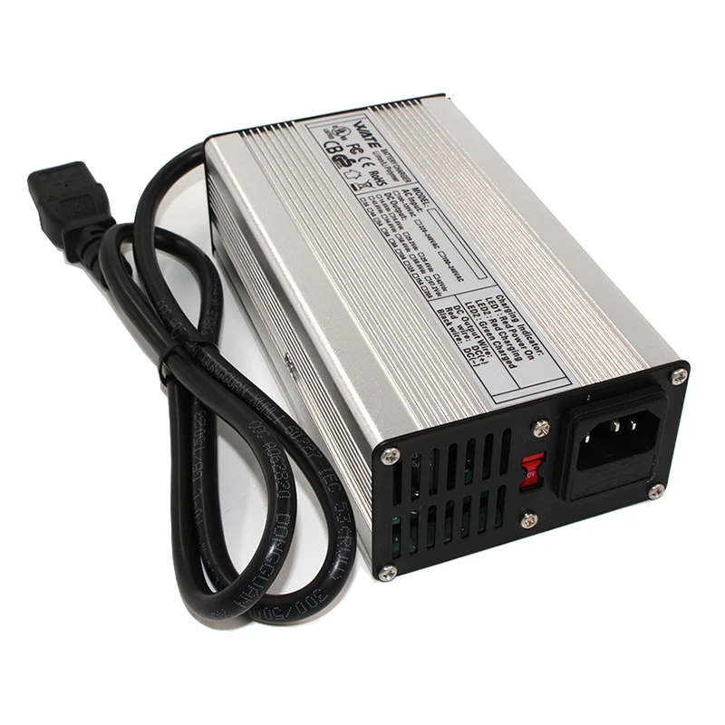 12 6 v 20a 25a dc литиевая батарея зарядное устройство вольт 20 Ампер 25 ампер AC вход 220v