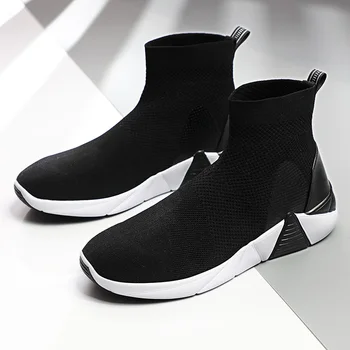

Krasovki Fashion Men Casual Shoes Men's Trainers Sock Male Footwears Walking Shoes Chaussures Femme High Quality Adult Sneaker