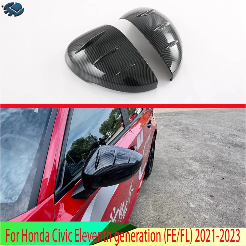 

Накладка на боковое зеркало заднего вида для Honda Civic onxi Generation (FE/FL) 2021-2023, 2022, из углеродного волокна