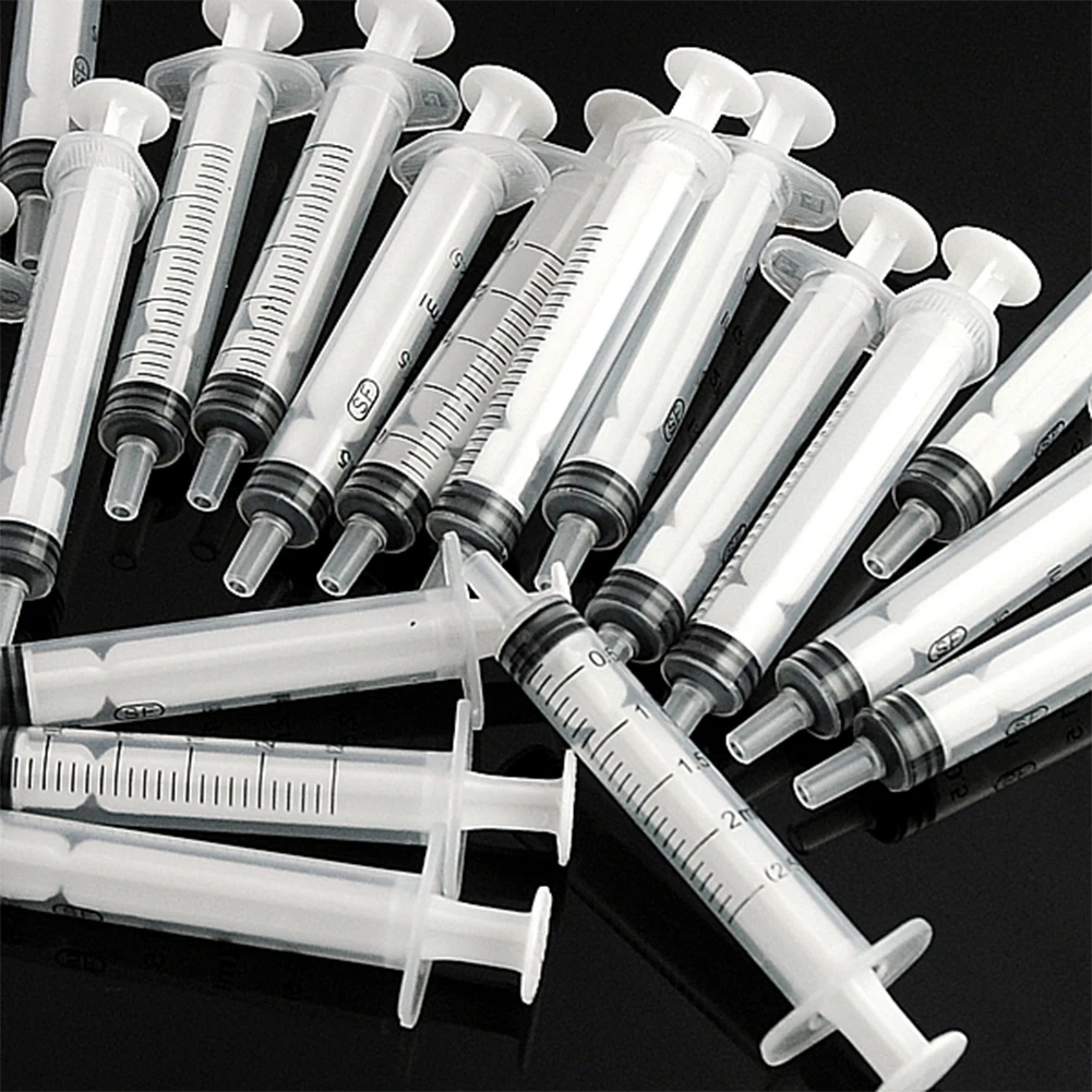 50pcs/lot Plastic Syringes 2.5ml Injection Syringe Cubs Measure Nutrient Hydroponic Industrial Dispensing Disposable Sampler |