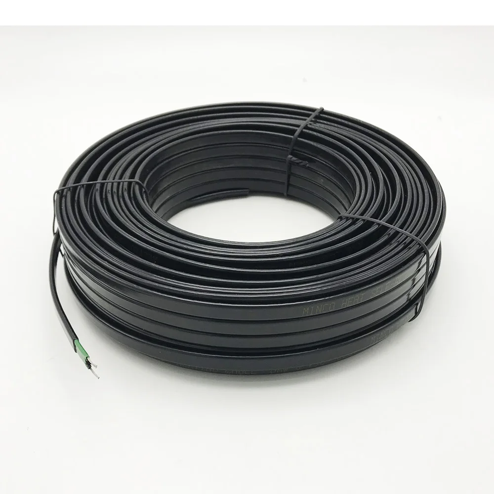 10mm Anti-freeze Frost Protection Heating Cable For Water PipeRoof 230V 25WM Self Regulating Electric Heater Wire 50m (2)