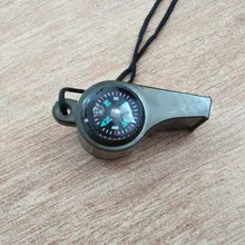 Открытый спасательный многофункциональный рот свисток судьи инструктора свисток с компасом и термометром три в одном рот свисток Открытый