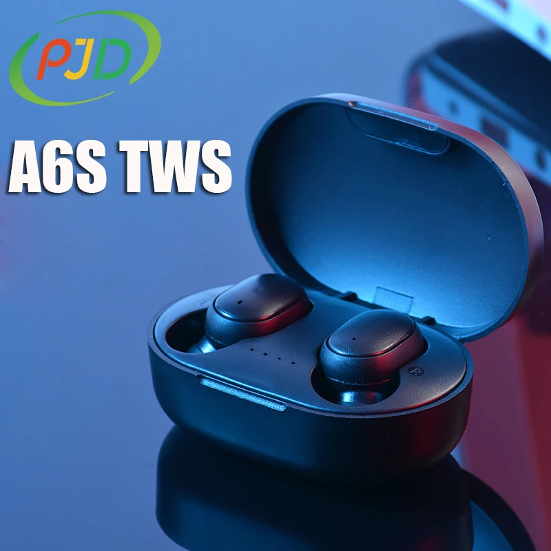 Беспроводные Bluetooth наушники A6S TWS с микрофоном Спортивная стереогарнитура для