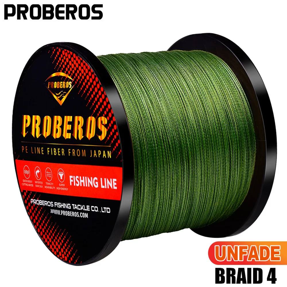 6X, 500 M 30 LB 0.26Mm Fishing Line Strength PE Braided 4 Strands Green -  AliExpress