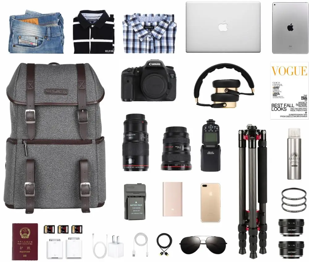 K&F Concept DSLR Camera Backpack
