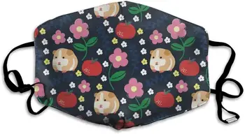 

Winter Nose Warmer,Comfortable Two Layer Guinea Pigs Anti Dust Face Mask Cover Mouth for Adults and Teens Pattern5 OneSize