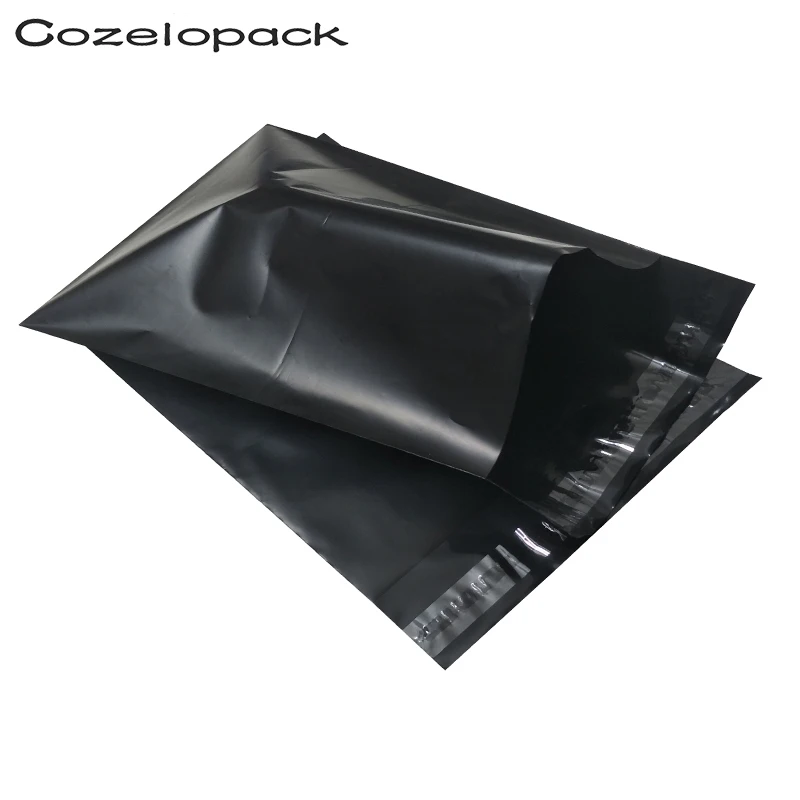 10pcs Black Poly Mailers Shipping Envelops Self Sealing Envelopes Boutique Custom Bags Waterproof and Tear-proof Postal Mailers