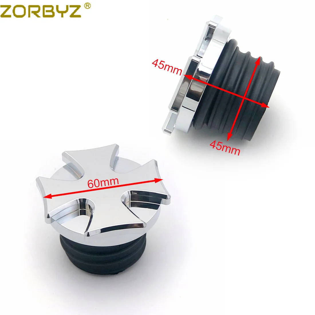 ZORBYZ черный/хром CNC кромка с вентилируемым поперечным газовым резервуаром крышка топливного бака для Harley Sportster Road King Softail