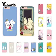 Yinuoda Mumin модный мультяшный милый черный мягкий резиновый чехол для телефона для iPhone 8 7 6 6S Plus X XS MAX 5 5S SE XR 11 11pro 11promax