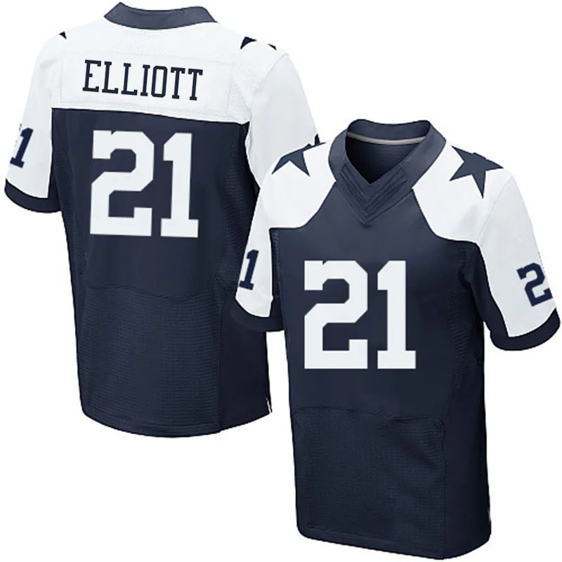 Mens Dallas#4 дак Прескотт#21 Ezekiel Эллиот#88 Dez Bryant#82 Джейсон Виттен#22 Emmitt Smith#50 Sean Lee сшитая Джерси - Цвет: Коричневый