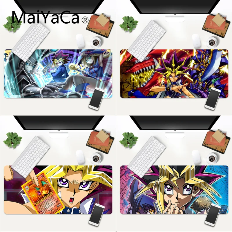 

Yu-Gi-Oh Yugioh Cute Natural Rubber Gaming mousepad Desk Mat Gaming Mouse Mat xl xxl 800x300mm for Lol world of warcraft