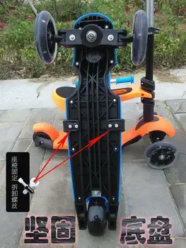 

scooter toys toy Children Bicicleta Scooter Toys 3 Flash Wheels Outdoor Kid Tricycle Bike Car Slide Ride On Toy Led Light