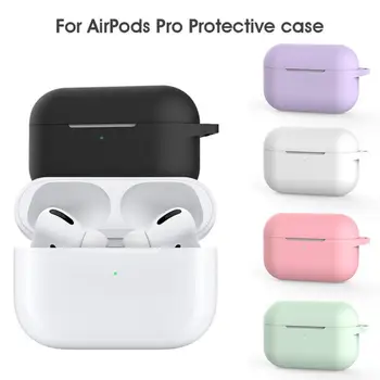 

Silicone Case For Airpods Pro Case Soft Wireless Bluetooth Case For Airpod Pro Case Cover For Air Pods Protective Cover Case