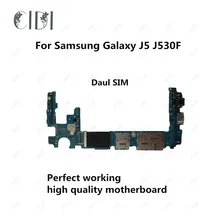Марка CIDI Daul SIM Разблокирована оригинальная используемая материнская плата для Samsung Galaxy J5 J530F материнская плата с полными ЧИПАМИ Android OS логическая плата