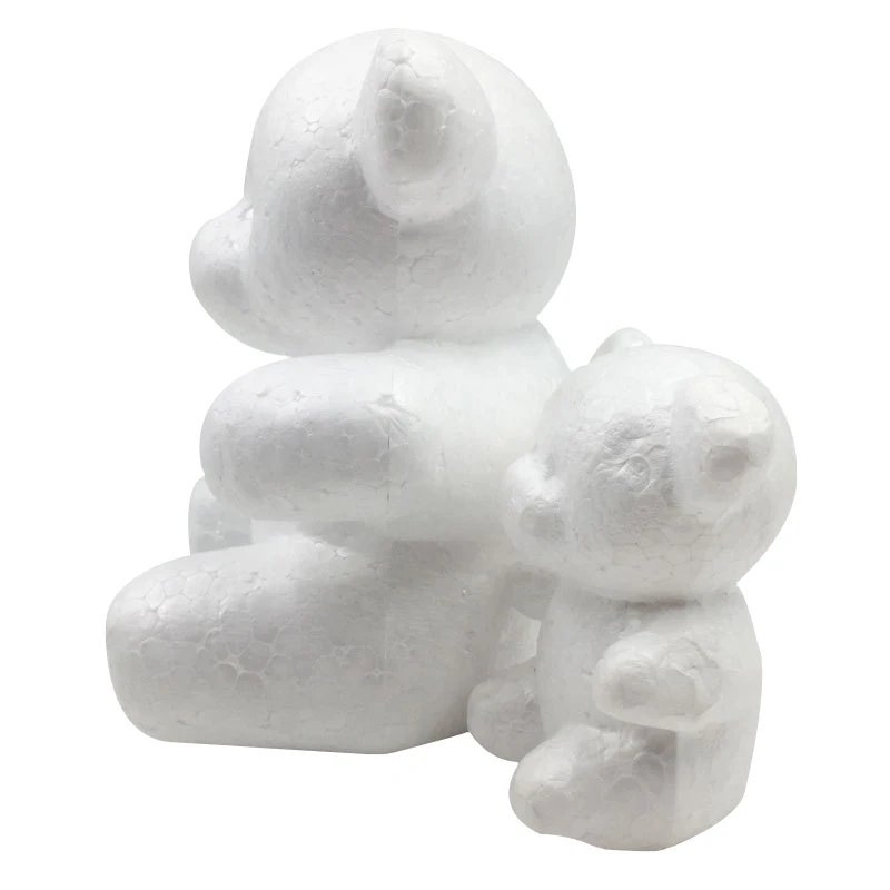 

15*10cm Bear Model Handmade Material Diy Bear Christmas Party Decoration Supplies Gifts Modelling Polystyrene Styrofoam Foam