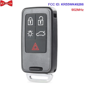 

KEYECU for Volvo V40 S60 S80 Remote Key Fob 902MHz ID46 Chip KR55WK49266