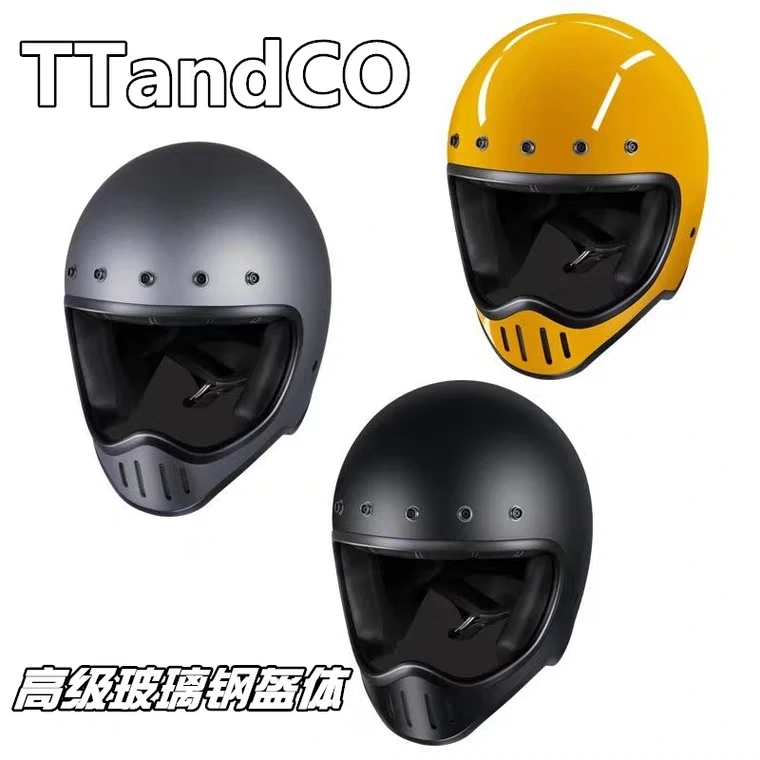 TT& CO M50 casco moto шлем fibe стекло moto rbike шлем винтажные moto rcycle шлемы полное лицо moto rcycle шлем