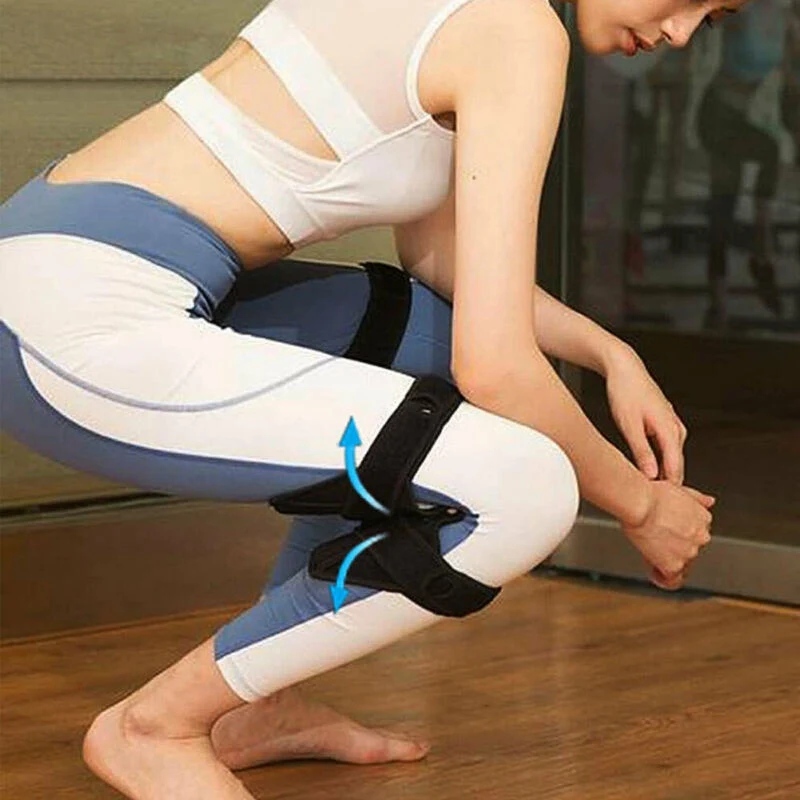 Новые опорные суставы наколенники дышащие Нескользящие электрические подъемные суставы мощный отскок Пружинные силы наколенники ortofit стабилизатор