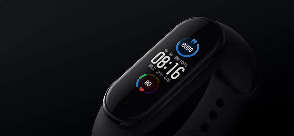 Xiaomi Mi Band 5 Smart Bracelet 1:1 large AMOLED Screen Heart Rate Fitness Traker Bluetooth 5.0 Sport Waterproof band 5