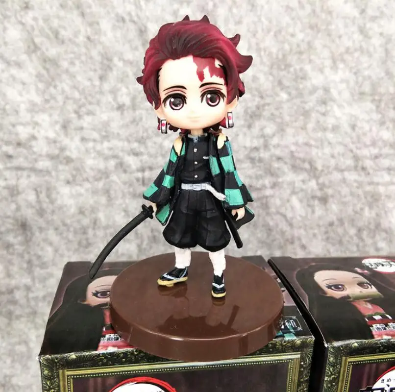 2 шт./компл. аниме демон убийца Kimetsu без Yaiba рисунок камадо Tanjirou камадо Nezuko фигурка игрушки 7 см подарки
