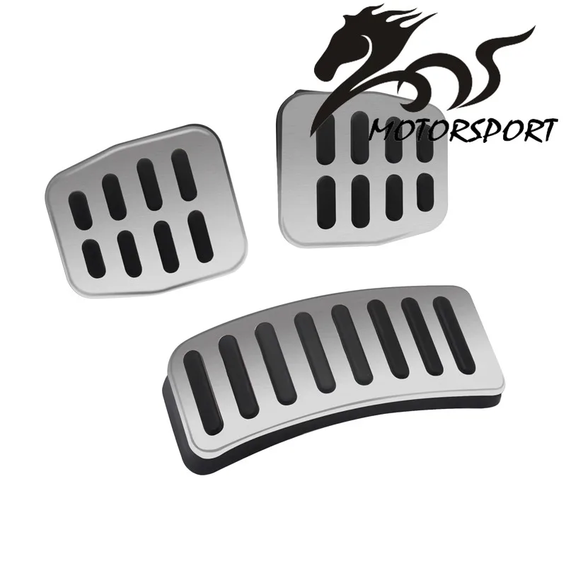 Manual car Stainless Car pedal Cover for POLO / New Lavida / New Bora/Skoda Fabia Accelerator Brake pedals Pads