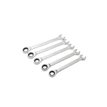 

Mini Chrome Vanadium Steel Ring End Spanner Set Metric Combination Open CR-V Dual-use Ratchet Wrench Kit