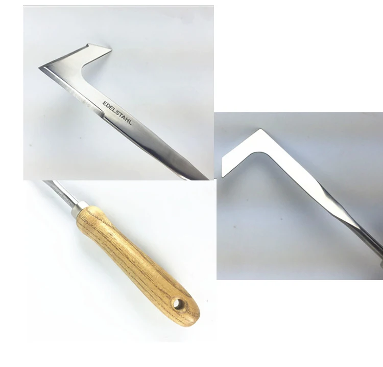 Трещина, садовая рука, боковой Прогулки Инструмент для прополки, нержавеющая сталь, l-образный нож для патио
