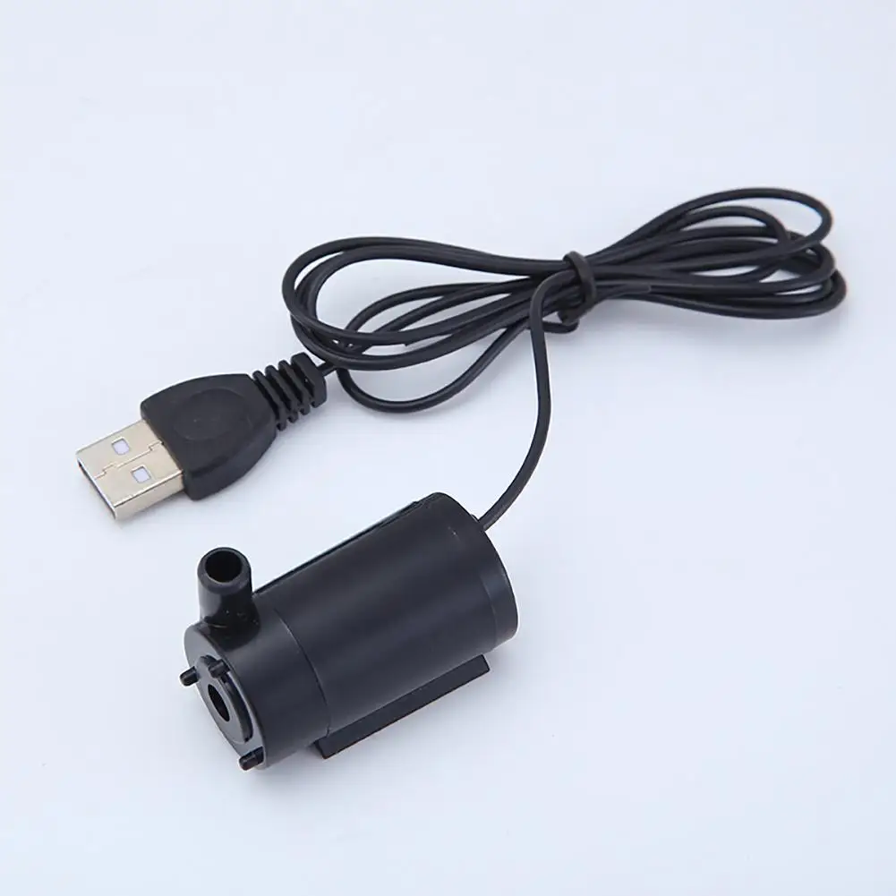 USB 1 м кабель DC Mute 3V5V6V насосная вода мини погружной PUC водяной насос для аквариума