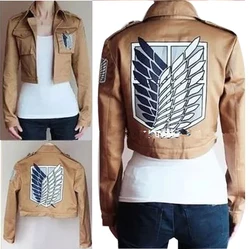 Veste de Cosplay Shingeki no Kyojin, Veste de Titan pour le costume de la légion, manteau de toute taille de haute qualité Eren Levi 