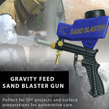 

Sandblaster Sand Blaster Machine Kit Soda Blaster Media Sandblaster Tool Removing Rust Paint Dirt MDJ998