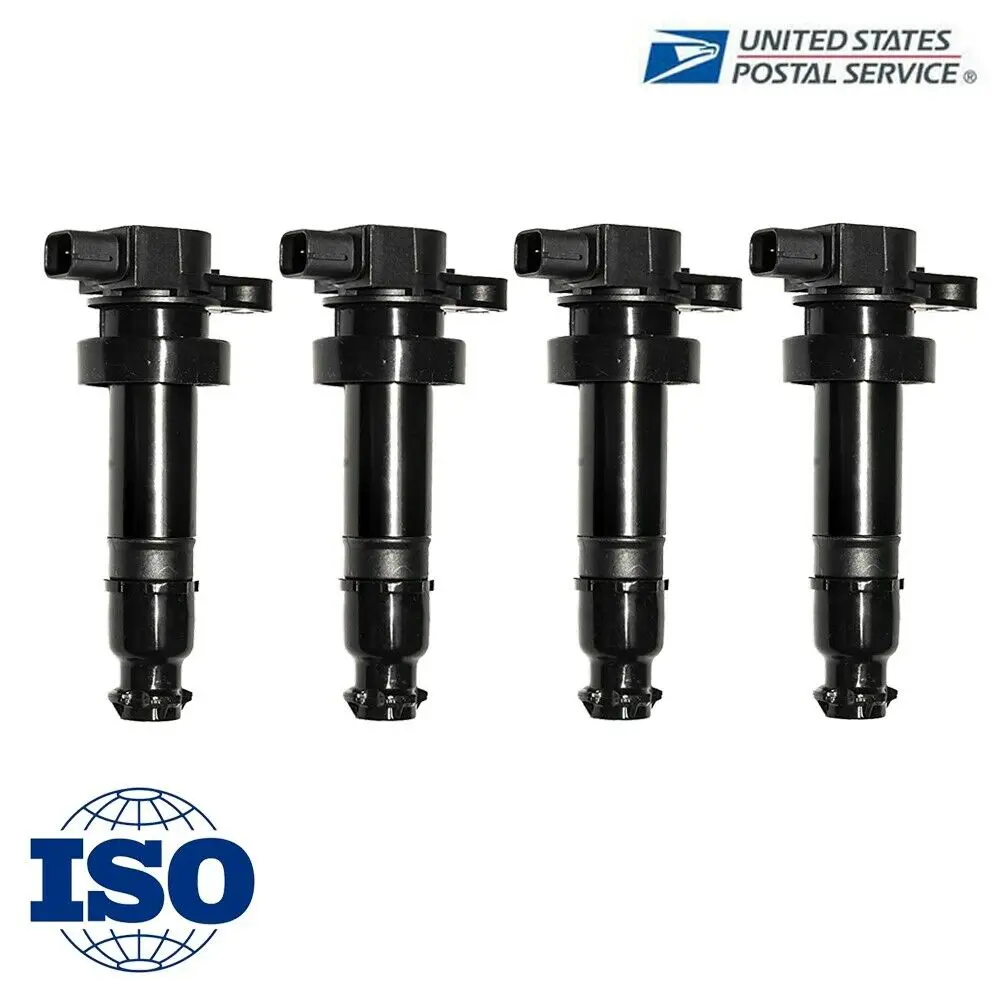 US $51.29 Set of 4 Ignition Coils for Kia Soul 2010 2011 16L L4 Hyundai 273012B010 UF636