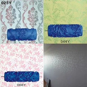 

15cm Flower Texture Rubber Painting Roller Paint Machine Wall Decoration Decor