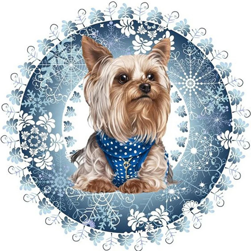 Animal Diamond Painting Cartoon Dog Handcraft Rhinestone Icon Decoration Full Set Layout Display Wall Stricker decoraction | Дом и сад