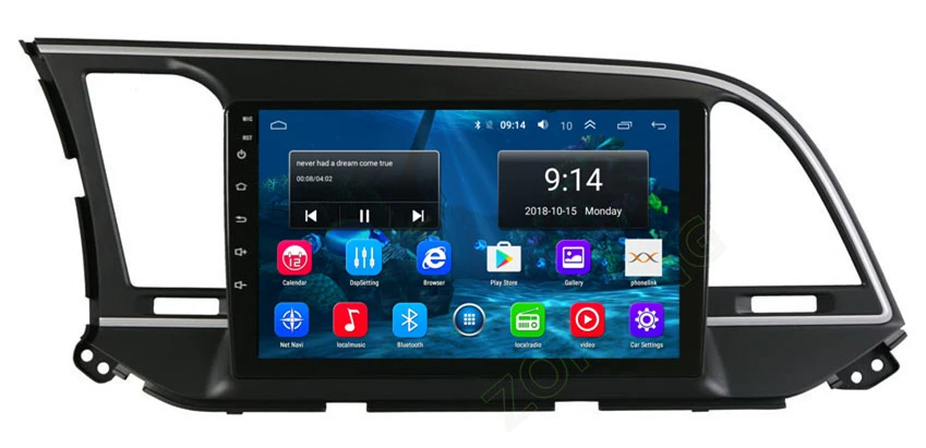 DSP 2.5D Android 9,0 автомобильный dvd мультимедийный плеер для hyundai Elantra Авто gps навигация автомобиля Радио Стерео рекордер