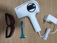 Fotodepiladora láser IPL para mujer, recortadora Facial, depiladora láser con luz pulsada